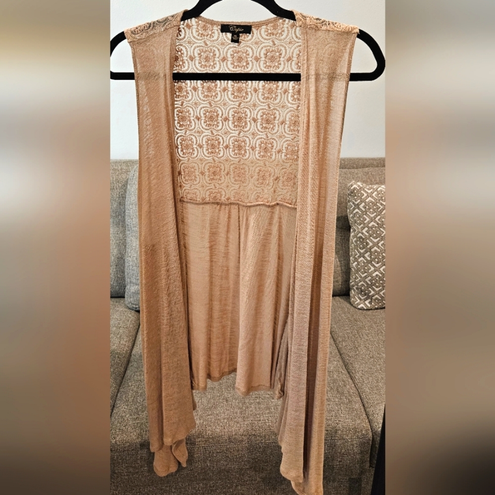 XL Lace Back Tank Vest